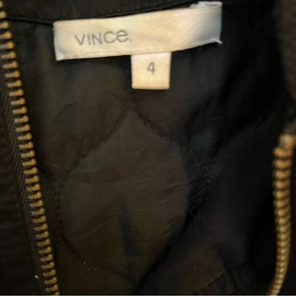 Vince black bomber jacket - Picture 2 of 3